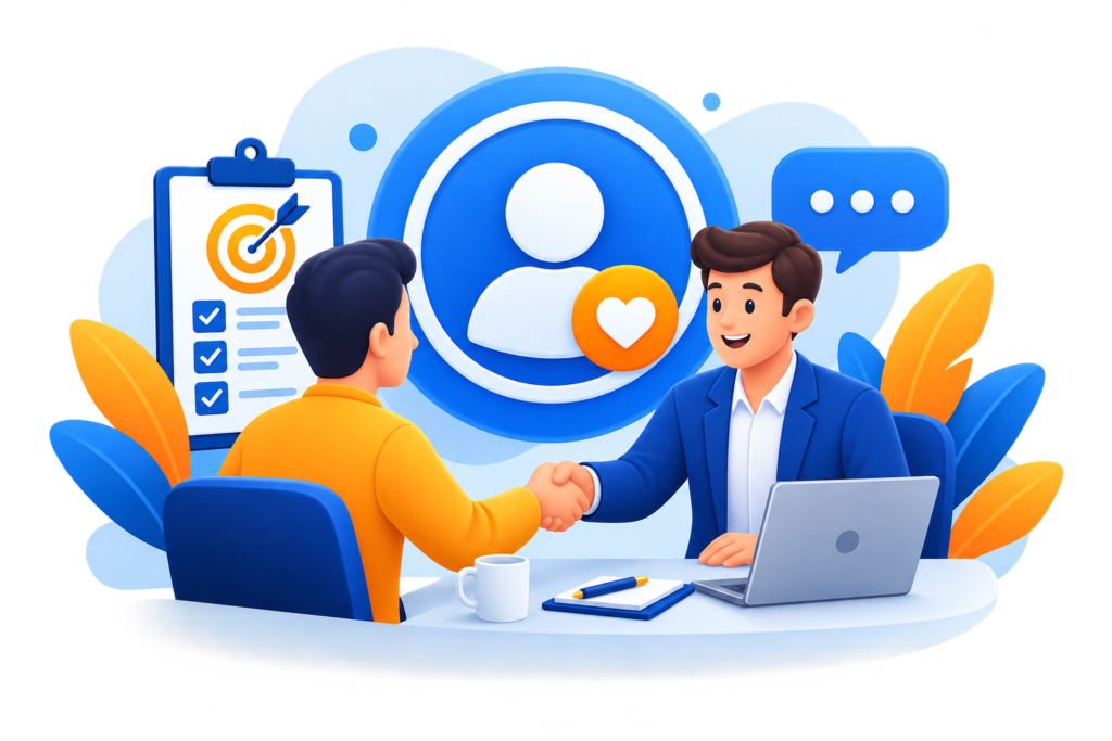 Digital marketing consultation focused on client business goals