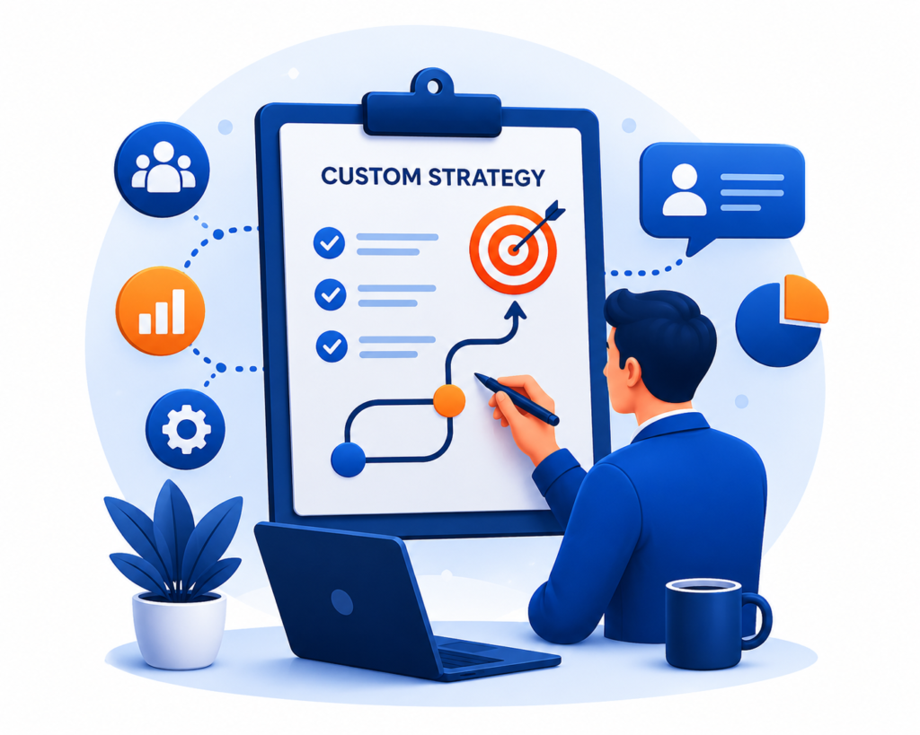 Customized digital marketing strategy planning