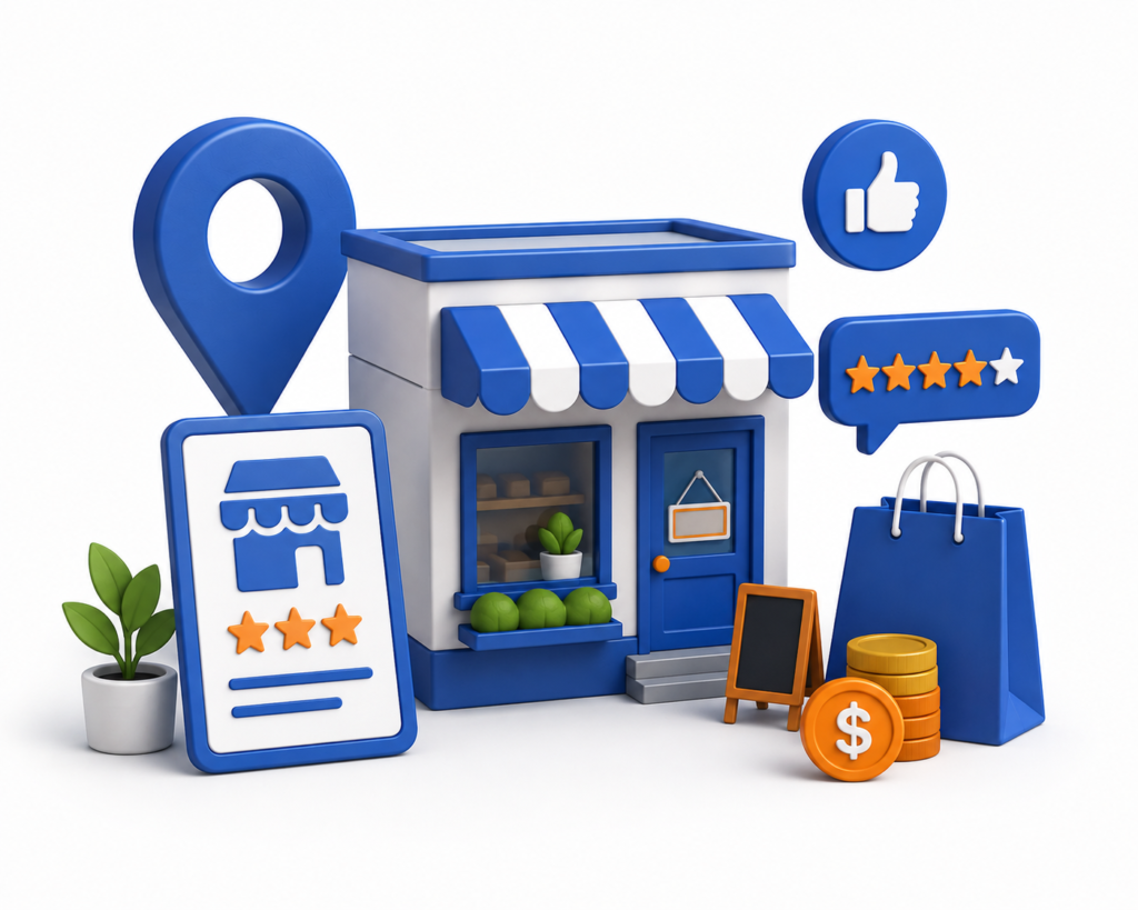 Local business digital marketing and online visibility