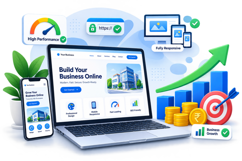 Website Development Services for Business Growth by OMDigiHub