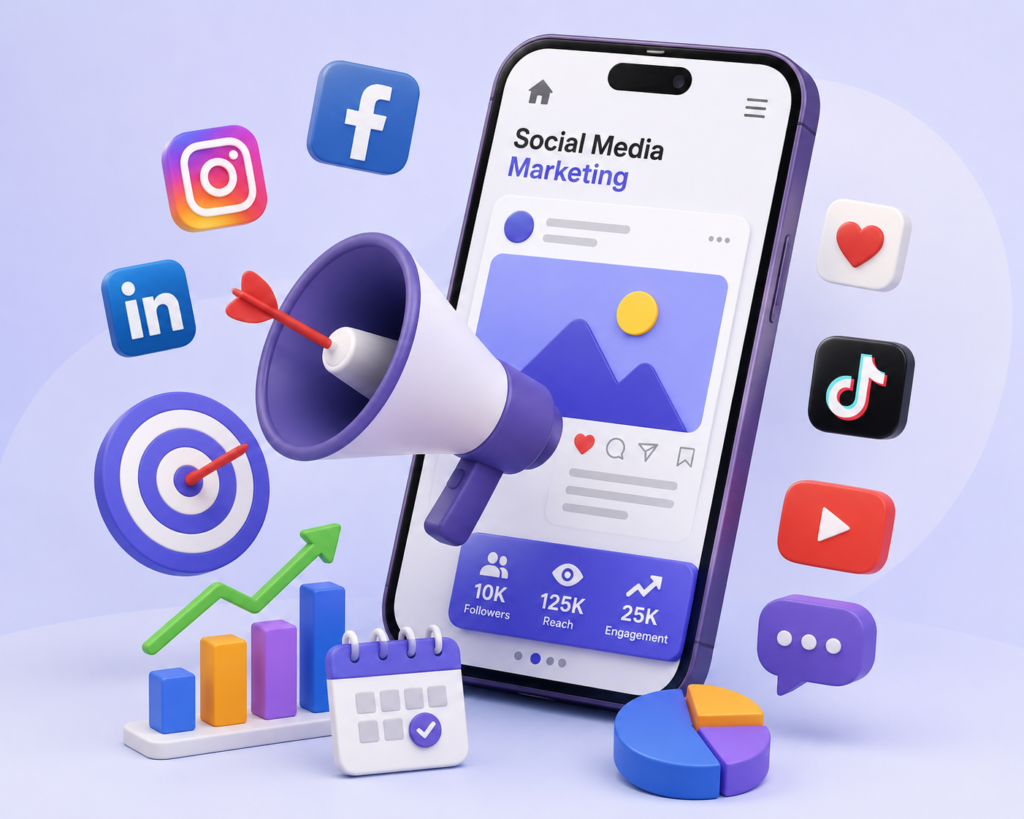 Social Media Marketing Services by OMDigiHub