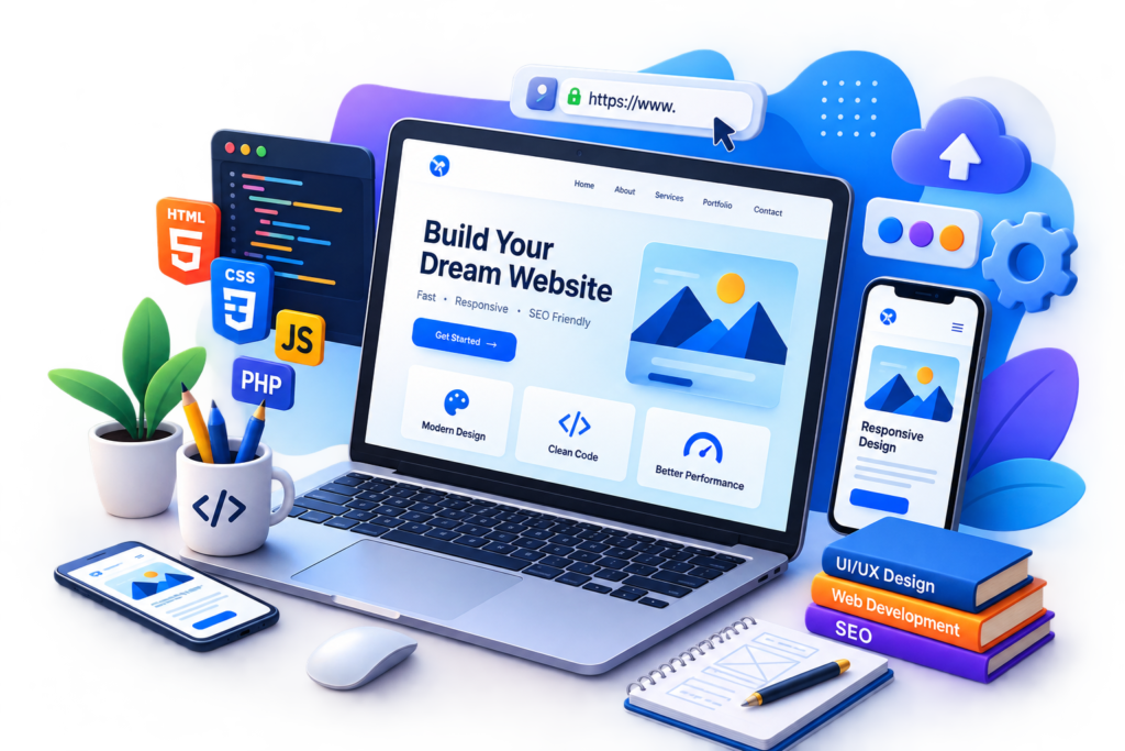 Website Development Services by OMDigiHub